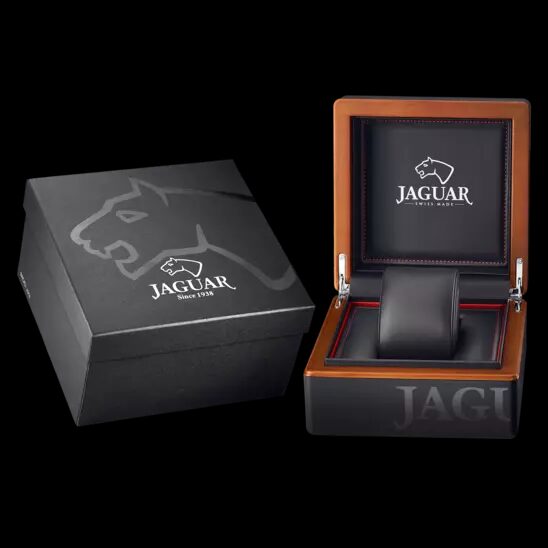 J862/1 BLAUW HEREN ZWITSERS HORLOGE JAGUAR EXECUTIVE PIONNIER