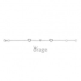 2988 Armband hartjes 925 r