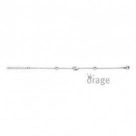 K3115 Armband hart zilver