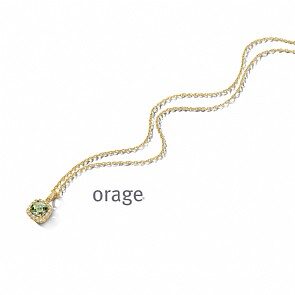 BB178 Ketting verguld geel goud cz