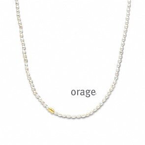 BB155 Ketting parels verguld geel
  
