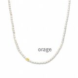 BB155 Ketting parels verguld geel