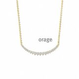 BB012 Ketting verguld geel goud cz