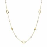 SWXN10254-y14-18 sing jewels ketting 18ct met parels