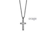 BA182 ketting heren staal kruis