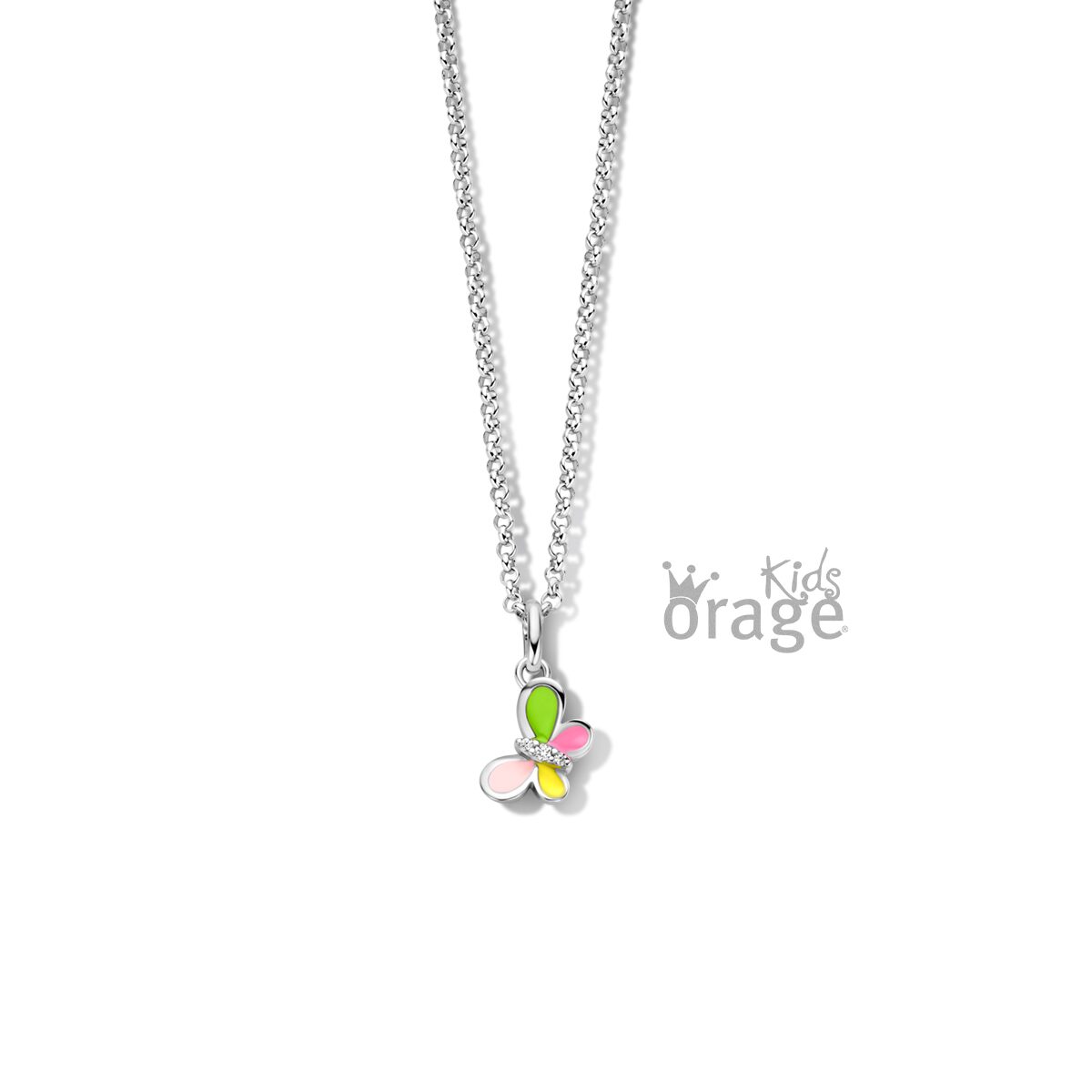 Orage kids vlinder multi color K2513