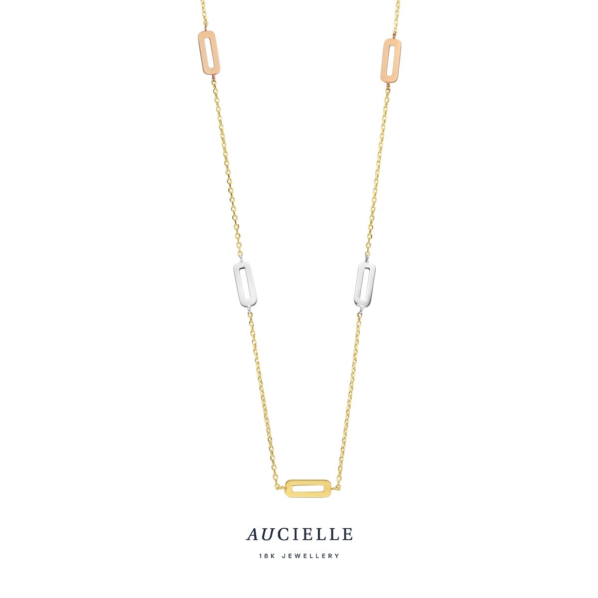Aucielle ketting 18ct ak0006l/45