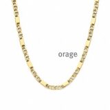 BB112/55 Ketting staal geel heren