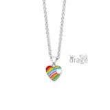 Orage Kids ketting hart multicolor K2527