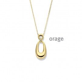 BA044 ketting verguld geel 