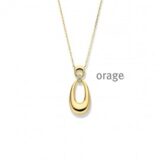 BA044 ketting verguld geel