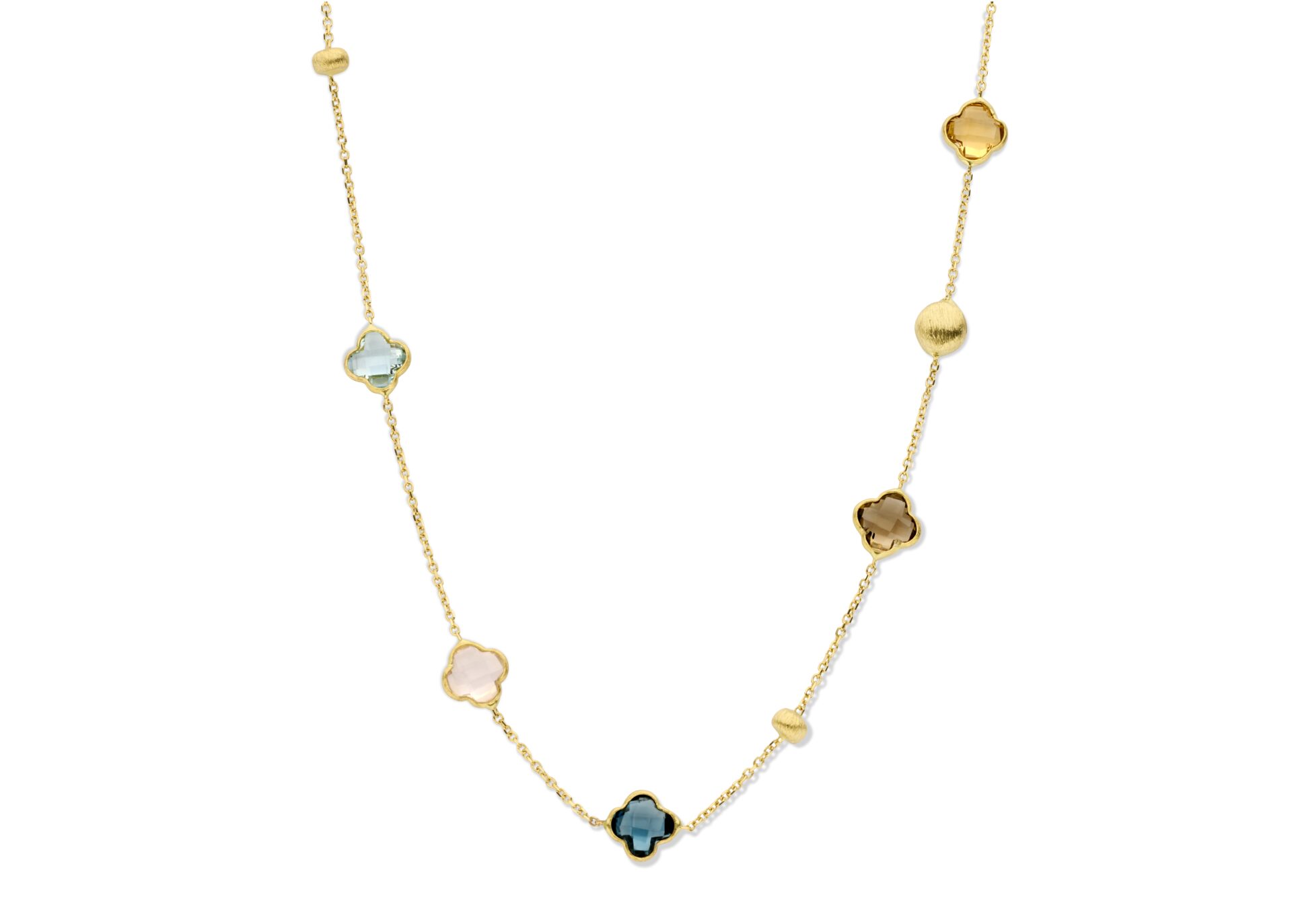 You and me ketting multi kleuren y2205 lengte 50cm