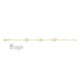 K3134 Armband vlinder 9kt geel goud