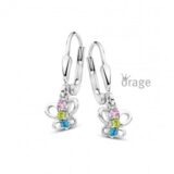K3120 Oorslingers multicolor zilver