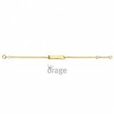 K2666-K2381 Identiteit gourmette 9 kt geel goud (