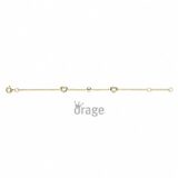 K2944 Armband hartjes 9kt geel goud