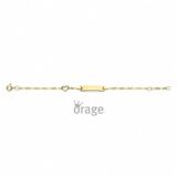 K2945 Identiteit open hart figaro schakel 9kt geel goud