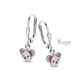 K3007 Oorslingers koala roze 925 rh (V/16)