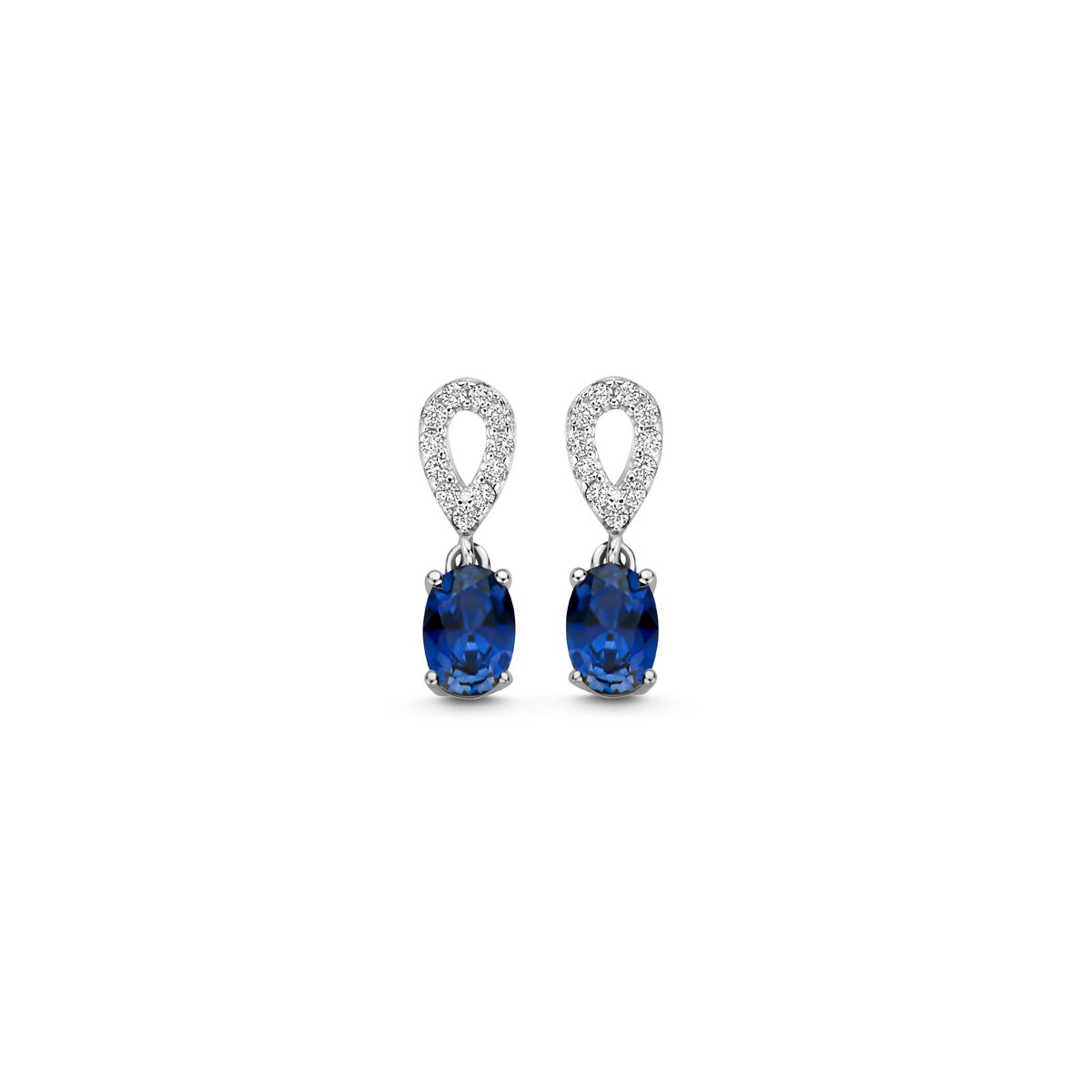 n4k62 naiomy oorringen zilver blauw  zirconium