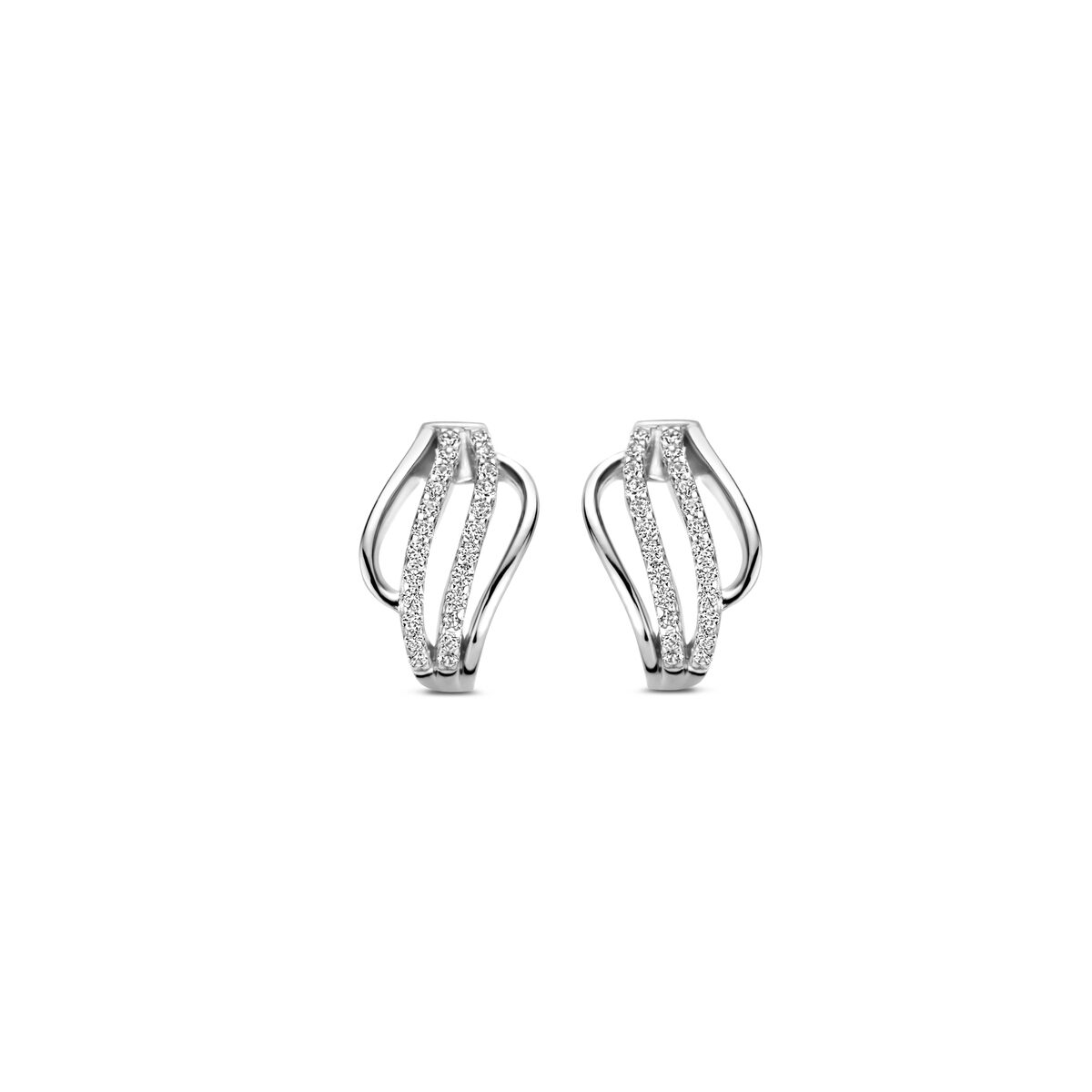 N4b55 naiomy oorringen zilver met zirconium