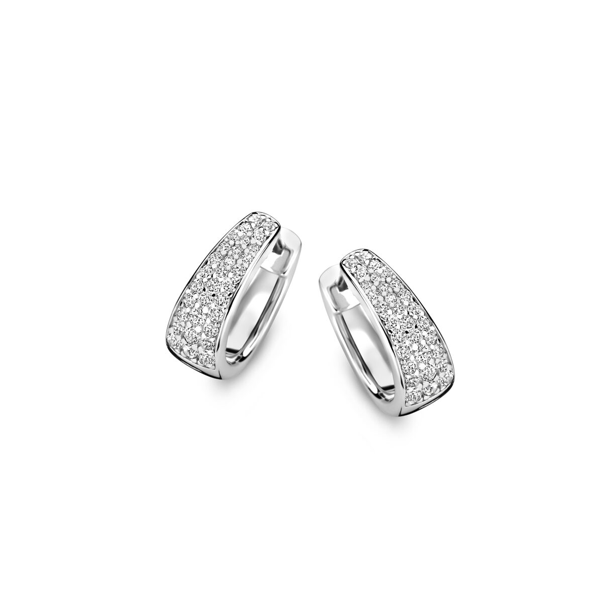N4g58 naiomy creolen  zilver met zirconium