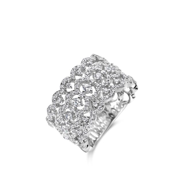 N3D51
Zilveren ring gezet met zirconium Naiomy