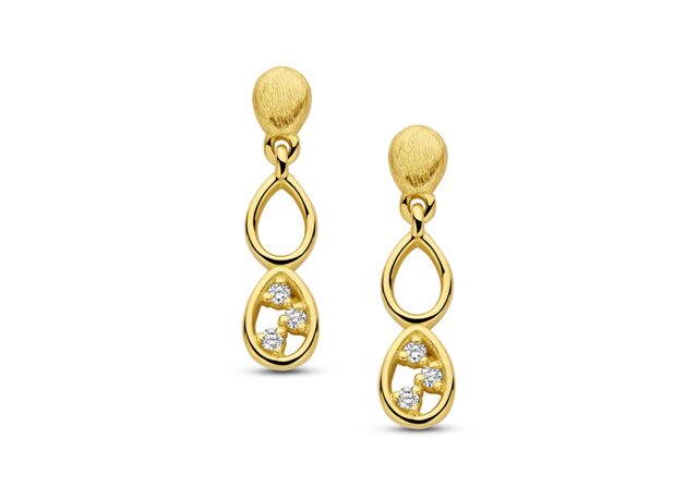 Emotions OO1334 18ct geelgoud briljant 0.054ct
