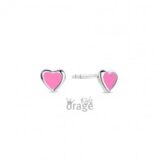 K 2743 Orage Kids oorring hart roze