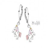 K2766 Orage Kids oorslingers eenhoorn multicolor zilver