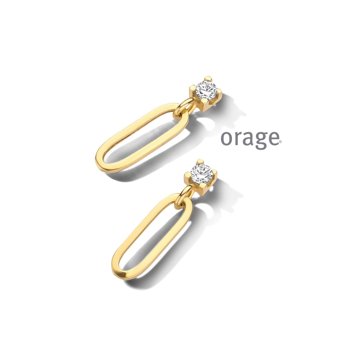 Orage ooring verguld geel