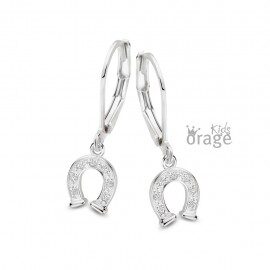 K2797 Orage Kids oorslingers hoefijzer paard zilver 