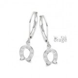 K2797 Orage Kids oorslingers hoefijzer paard zilver