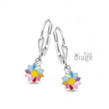 K2732  Orage Kids oorslingers bloem multicolor