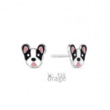 K2792 Orage Kids oorring hond zwart