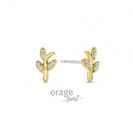 T709 Orage TeenZ ooring zirconium verguld 