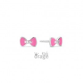 K2742 Orage Kids oorring strik roze