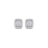 Zilveren oorbellen met zirconium  Naiomy N3T68