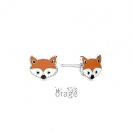 K2778 Orage Kids oorring vos oranje 