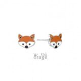 K2778 Orage Kids oorring vos oranje