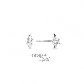 T725 Orage TeenZ ooring zirconium zilver