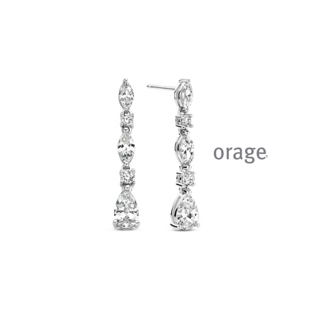 aw018  orage oorslingers zilver zirconium 