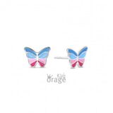 K2756 Orage Kids oorring vlinder multicolor