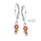 K2735 Orage Kids oorslingers bloem roze