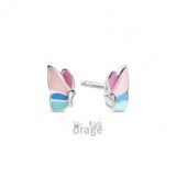 K2754 Orage Kids oorring vlinder multicolor