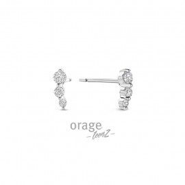 T708 Orage TeenZ ooring zirconium zilver