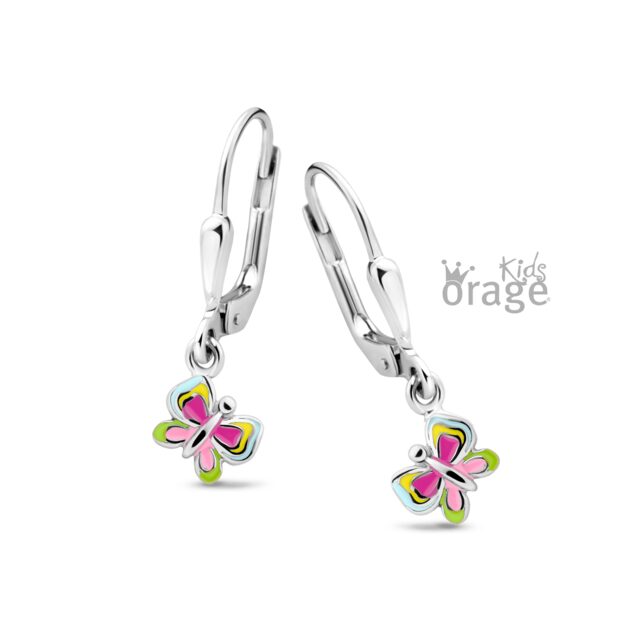 Oorslingers vlinder multi color k2605
