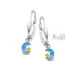 Orage Kids oorring maan ster