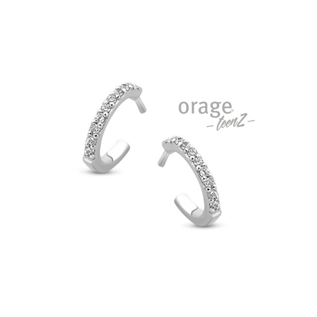 Orage Teenz zilver creool