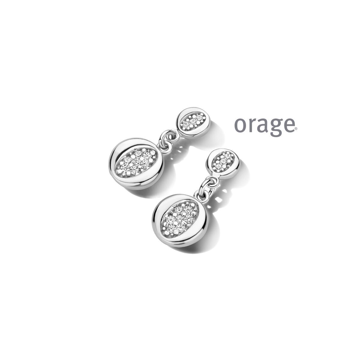 At 213 Orage oorringen zirconium