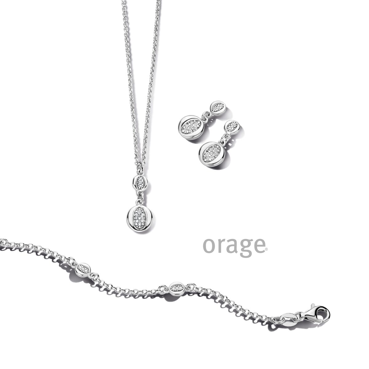 At 213 Orage oorringen zirconium